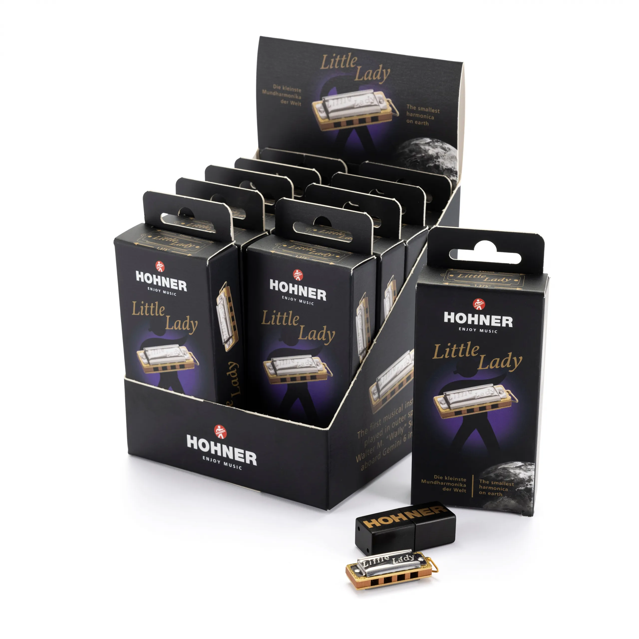 Набір губних гармошок Hohner Miniature Little Lady Display M39100X C-major (10 шт.)